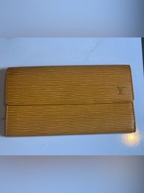 Louis Vuitton Epi Yellow Wallet